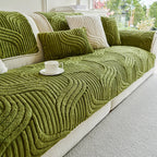 3D Wave Plush Non-Slip Seat Cover