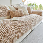 3D Wave Plush Non-Slip Seat Cover
