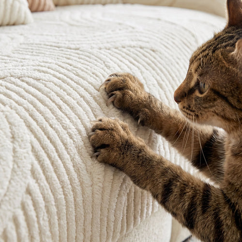3D Wave Plush Non-Slip Seat Cover