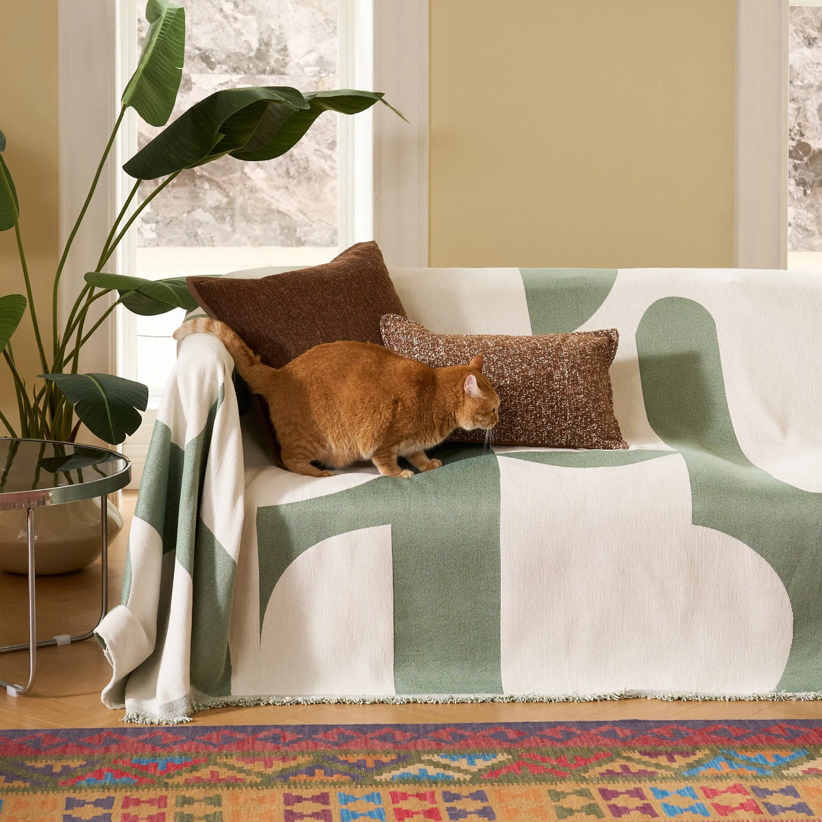 Abstract Art Print Sofa Cover