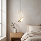 Acrylic Bird LED Pendant Light