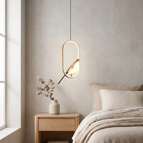 Acrylic Bird LED Pendant Light