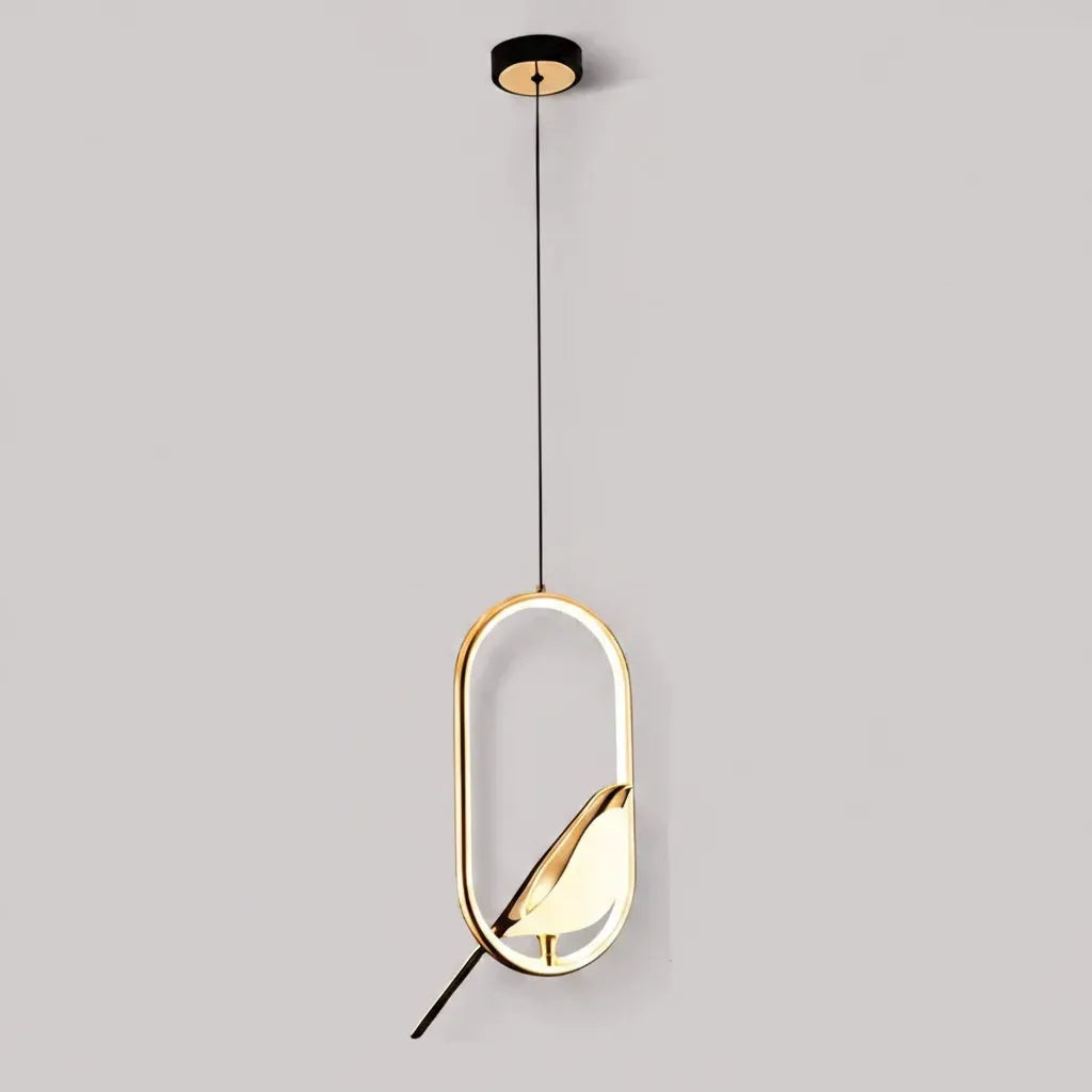 Acrylic Bird LED Pendant Light