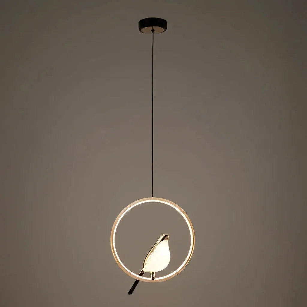 Acrylic Bird LED Pendant Light