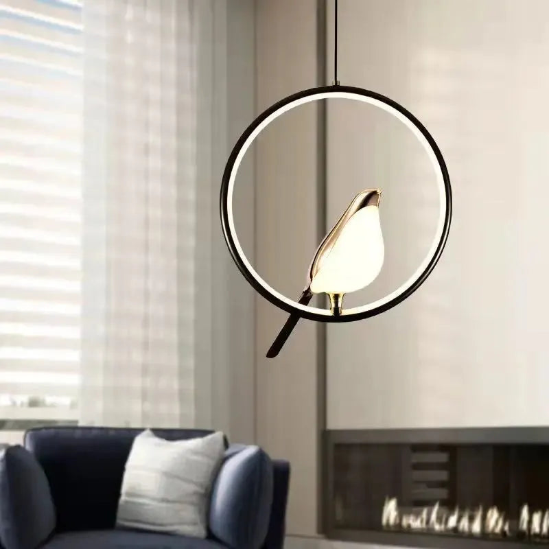 Acrylic Bird LED Pendant Light
