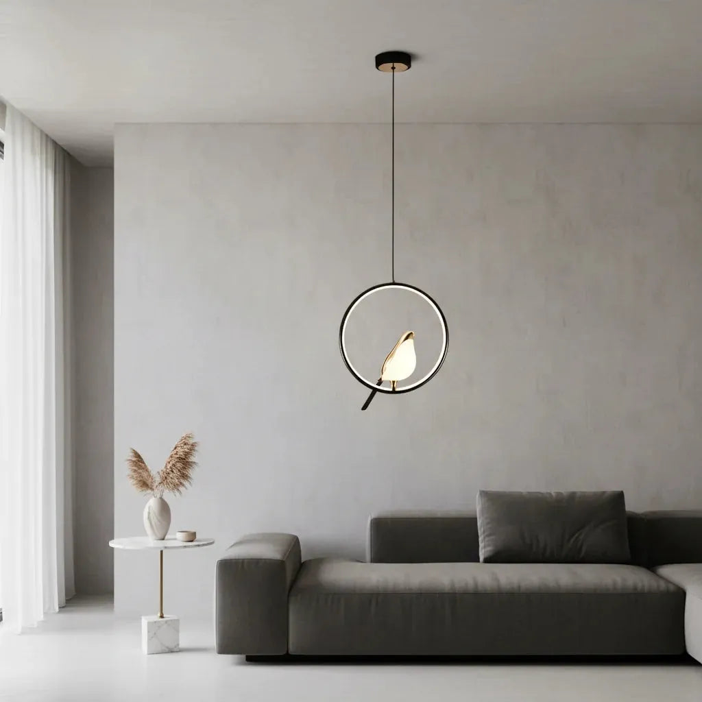 Acrylic Bird LED Pendant Light