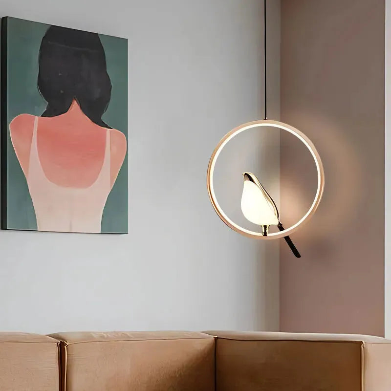 Acrylic Bird LED Pendant Light
