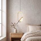 Acrylic Bird LED Pendant Light
