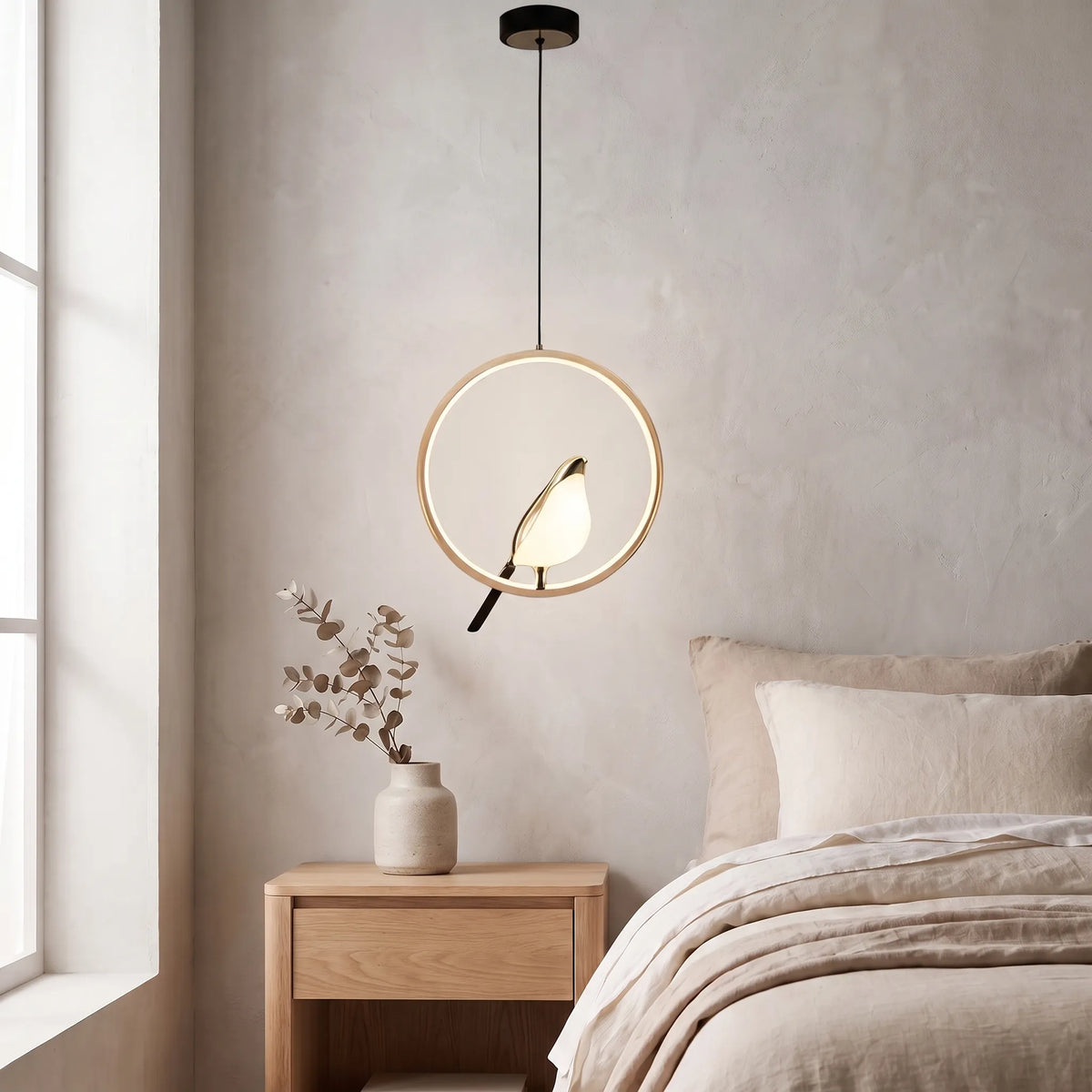 Acrylic Bird LED Pendant Light
