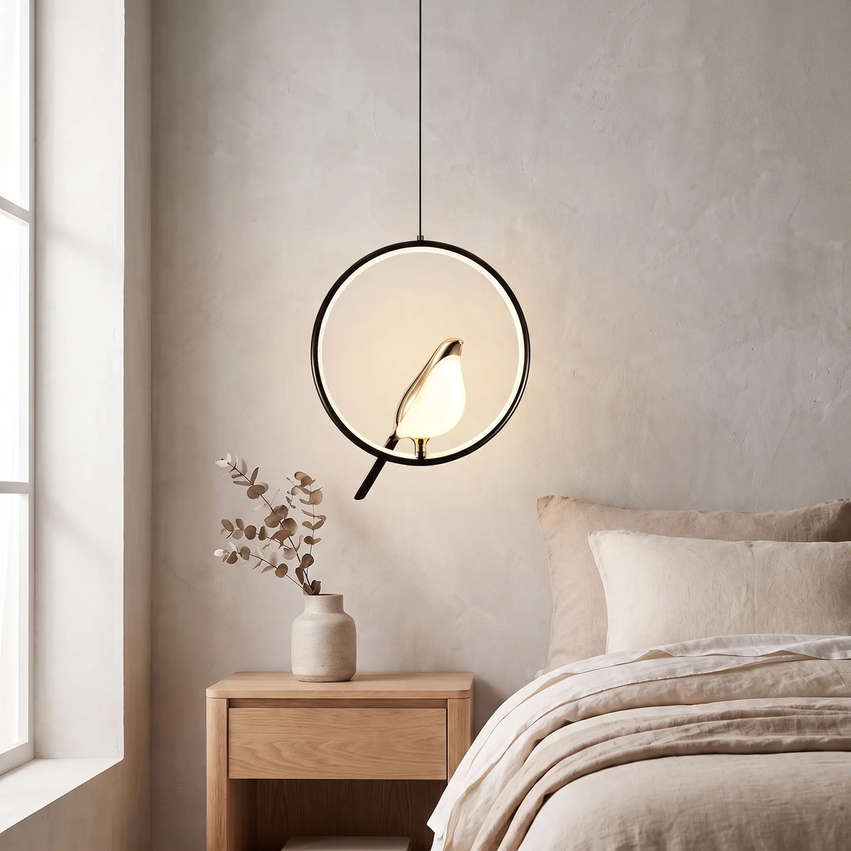 Acrylic Bird LED Pendant Light