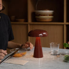 Aluminium Mushroom Cordless Lamp