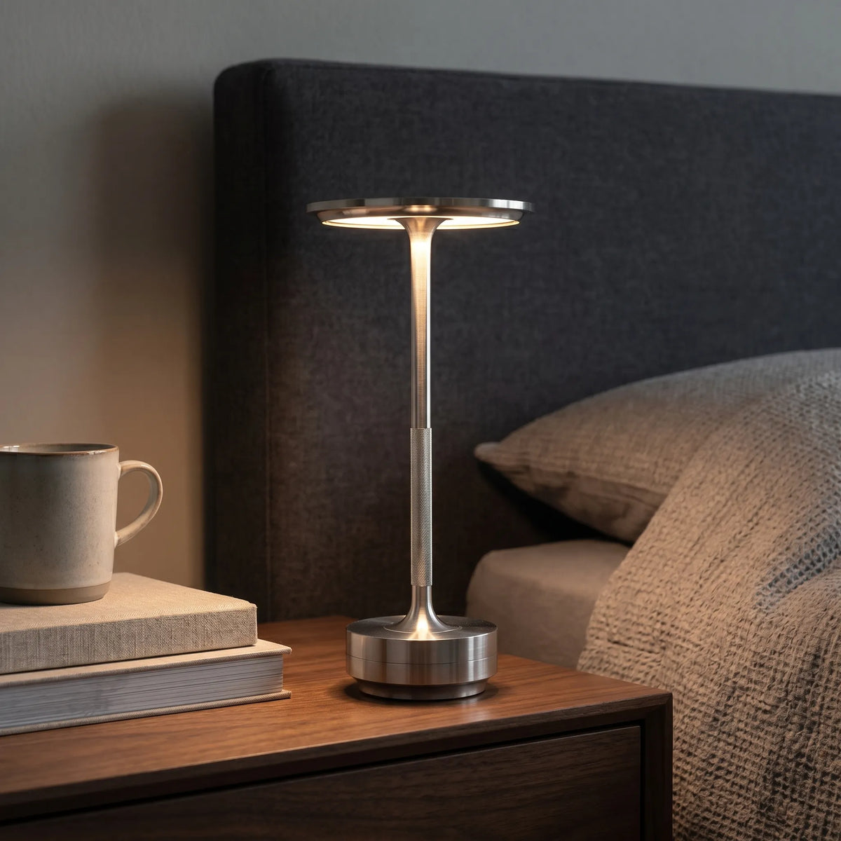 Aluminium Touch Lamp in Six Colours