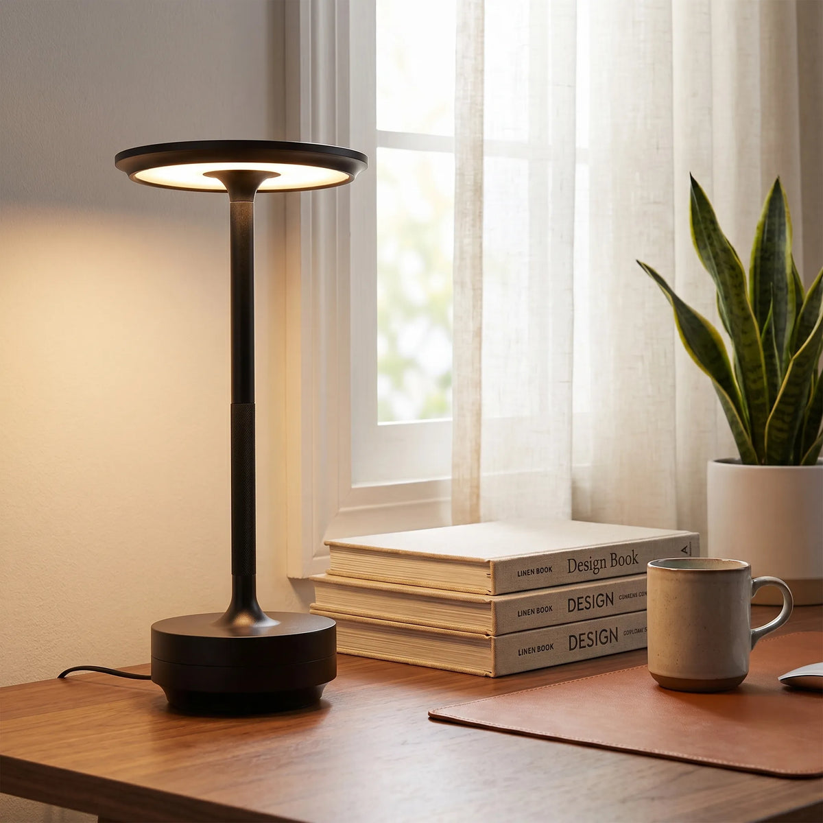 Aluminium Touch Lamp in Six Colours