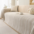 Anti-Scratch Herringbone Sofa Throw