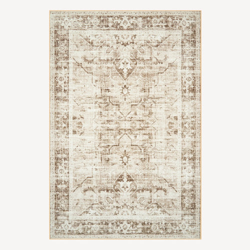 Antique Mocha Persian Washable Rug