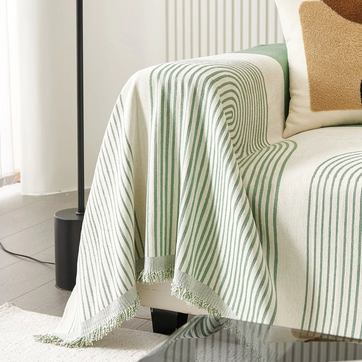 Arch Pattern Chenille Sofa Cover