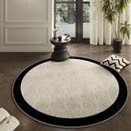 Art Deco Fan Round Rug