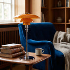 Art Deco Frosted Glass Table Lamp