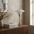 Art Deco Frosted Glass Table Lamp