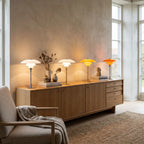 Art Deco Frosted Glass Table Lamp