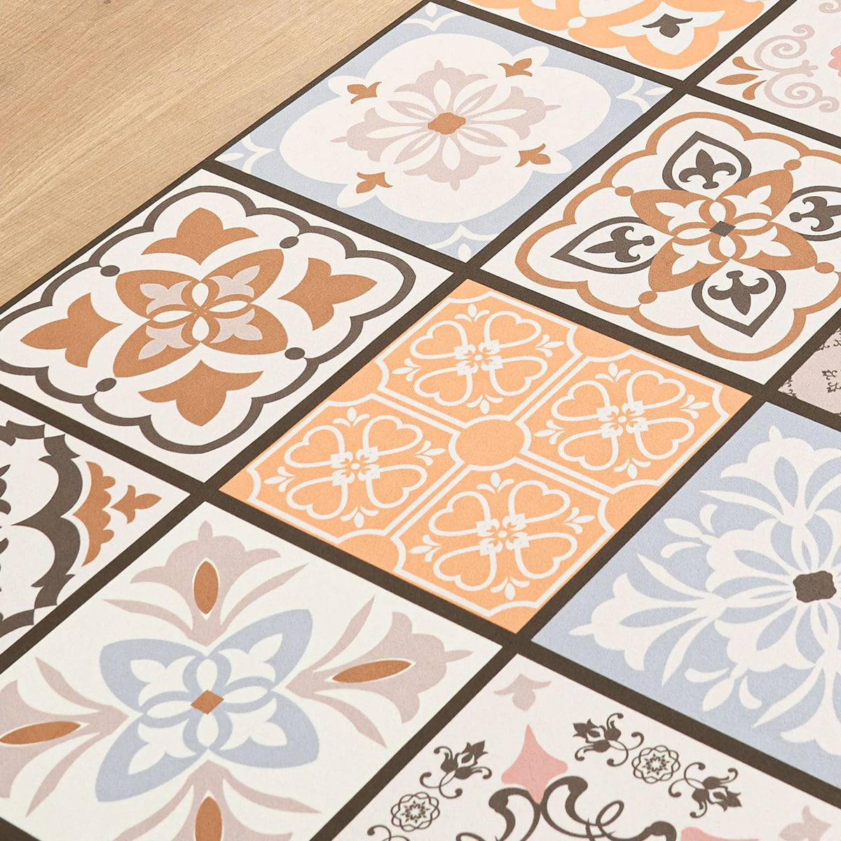 Artisan Squares Kitchen Runner Rug