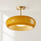 Bauhaus Glass Disc Ceiling Light