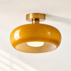 Bauhaus Glass Disc Ceiling Light