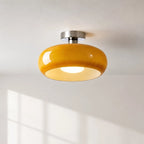 Bauhaus Glass Disc Ceiling Light