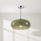 Bauhaus Glass Disc Ceiling Light