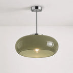 Bauhaus Glass Disc Ceiling Light