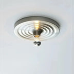 Bauhaus Walnut Halo Wall Light