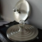 Bauhaus Walnut Halo Wall Light