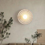 Beige Round Circle Wall Lamp