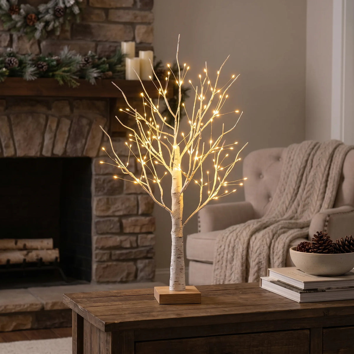 Birch Tree LED Light