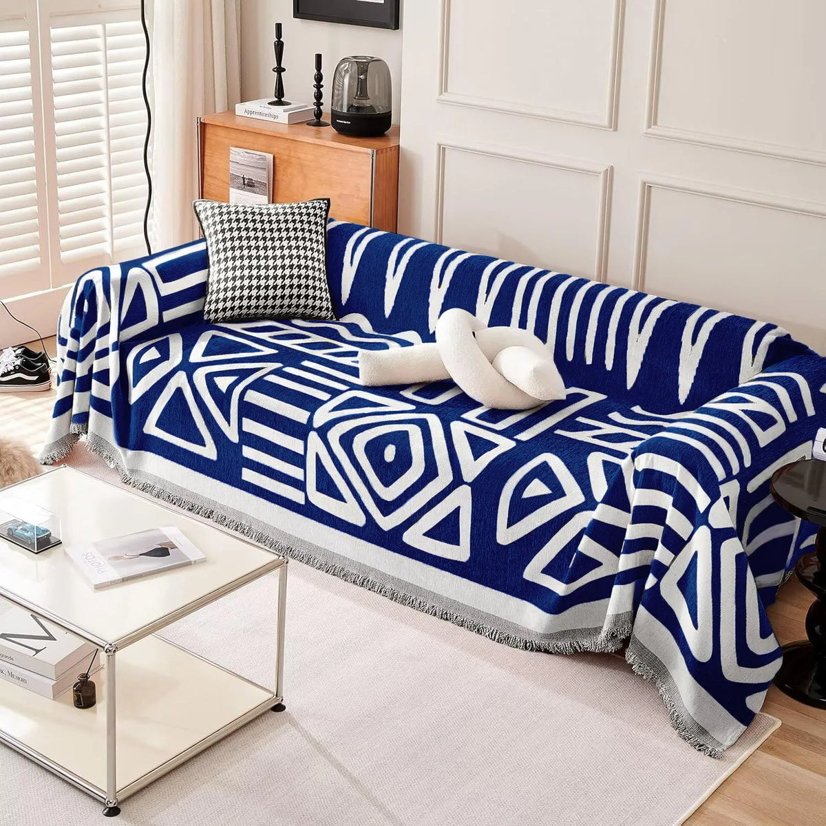 Bohemian Geometric Sofa Throw