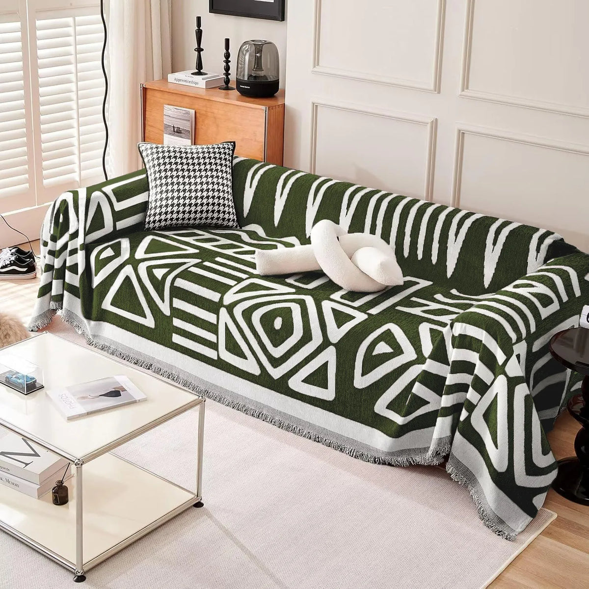 Bohemian Geometric Sofa Throw