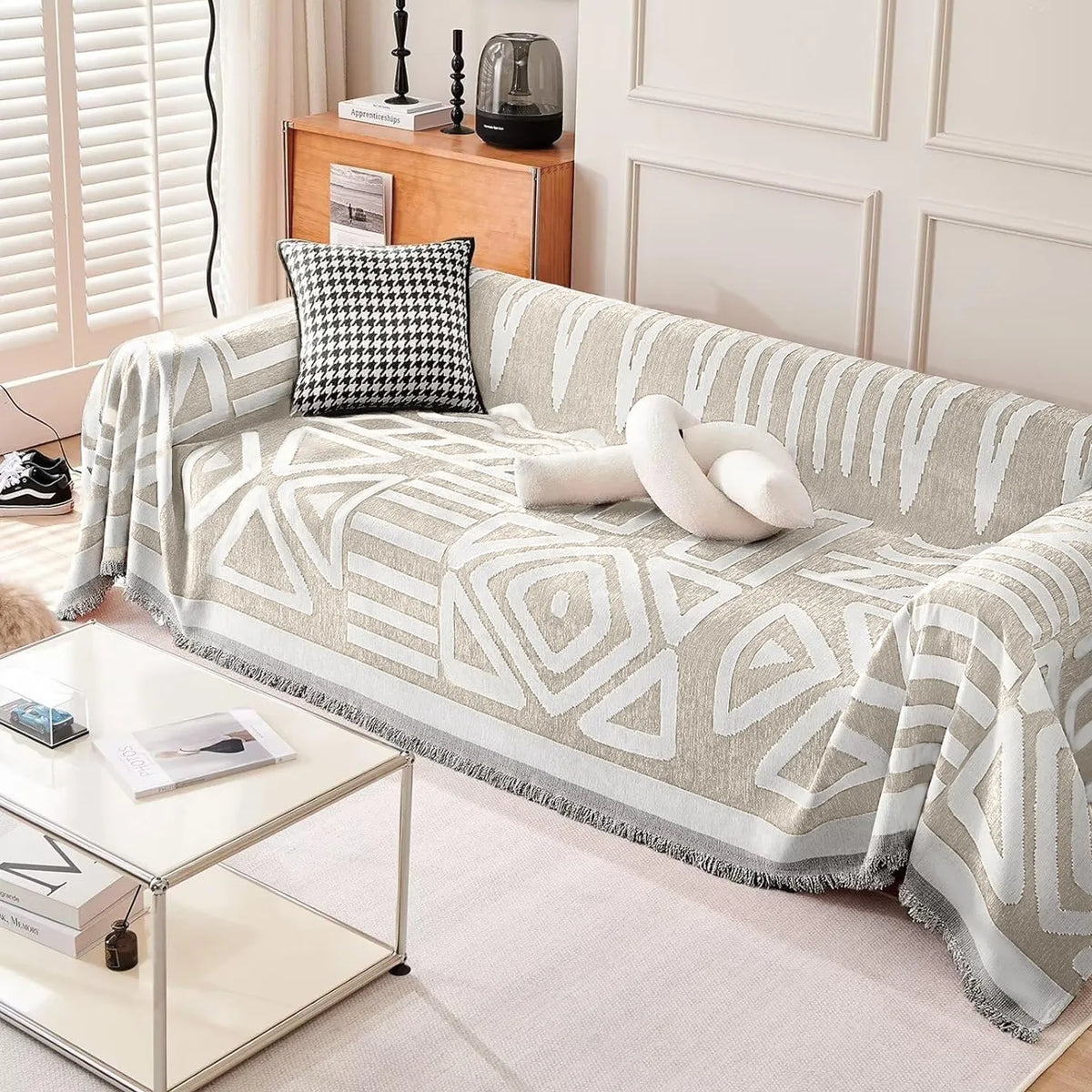 Bohemian Geometric Sofa Throw