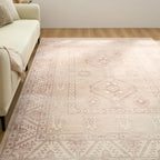 Boho Desert Geometric Washable Rug