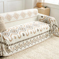 Boho Geometry Textured Sofa Cover