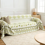 Boho Geometry Textured Sofa Cover