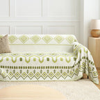Boho Geometry Textured Sofa Cover