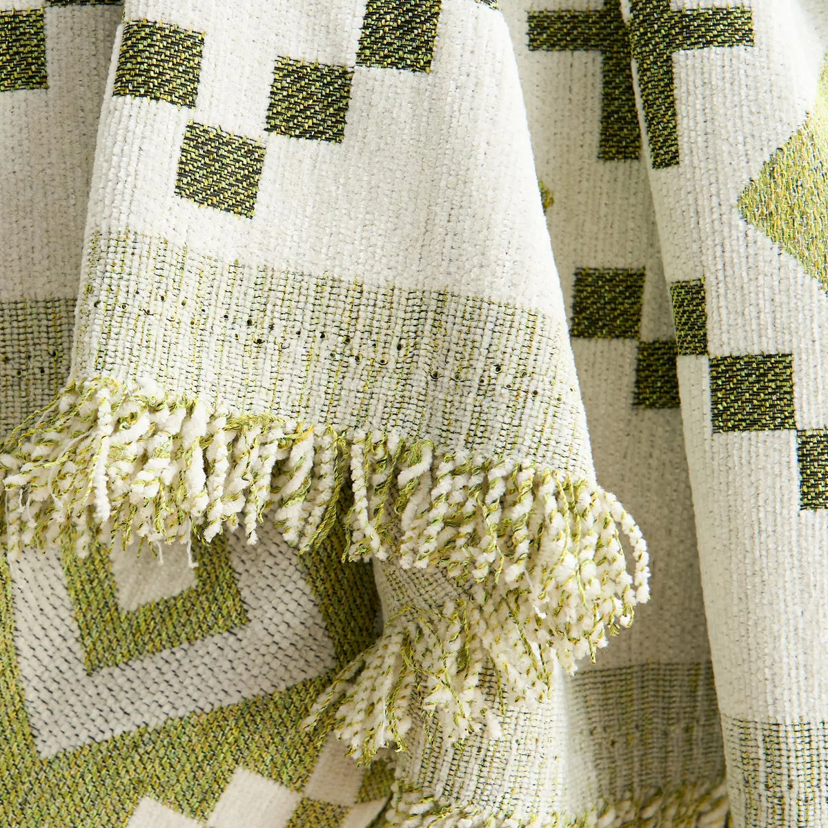 Boho Geometry Textured Sofa Cover