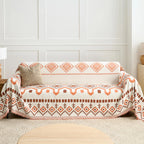 Boho Geometry Textured Sofa Cover