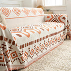 Boho Geometry Textured Sofa Cover