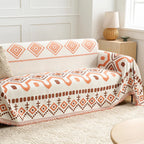 Boho Geometry Textured Sofa Cover