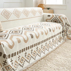 Boho Geometry Textured Sofa Cover