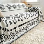 Boho Geometry Textured Sofa Cover