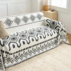 Boho Geometry Textured Sofa Cover