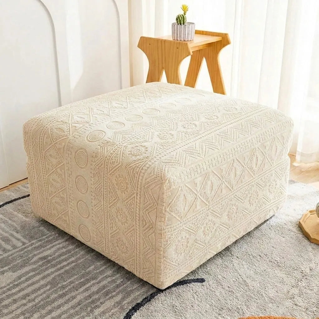 Boho Jacquard Fleece Stretch Slipcover