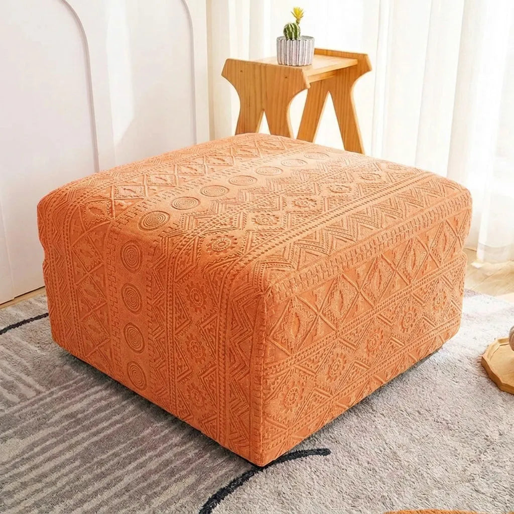 Boho Jacquard Fleece Stretch Slipcover